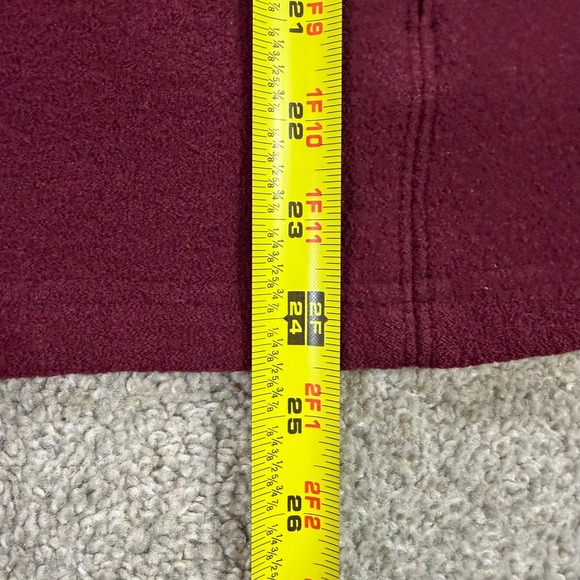 Brooks Brothers 346 Burgundy Wool full Zip Front Jacket Womens XL Pockets - Picture 4 of 7